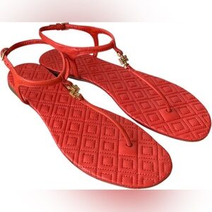 Tory Burch Marion Quilted leather thong sandal